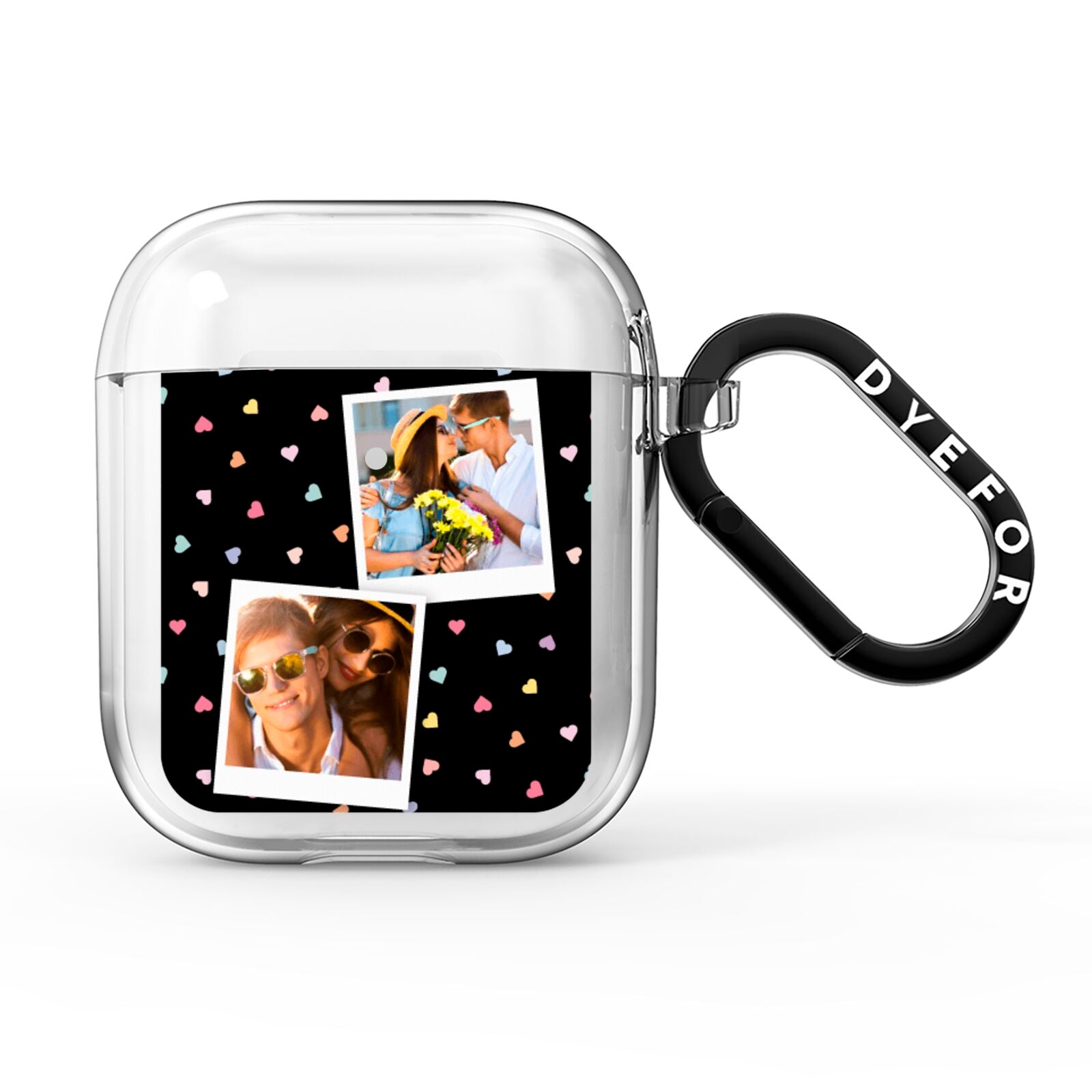 Confetti Heart Photo AirPods Case – Dyefor