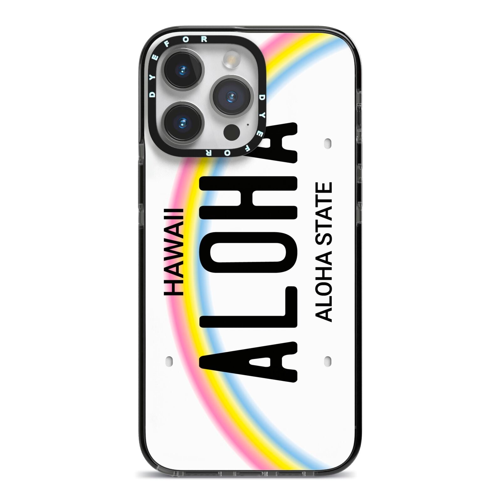 Custom Hawaii License Plate iPhone Case Dyefor