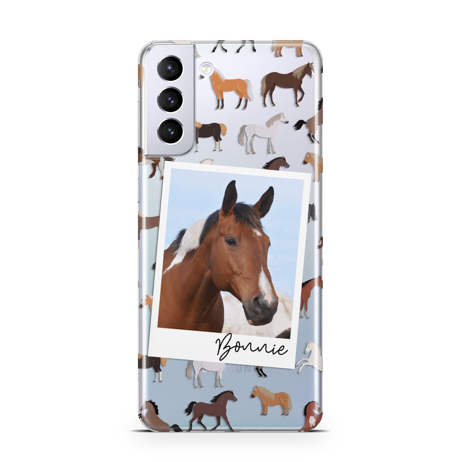 Personalised Horse Photo Samsung Galaxy Case Dyefor