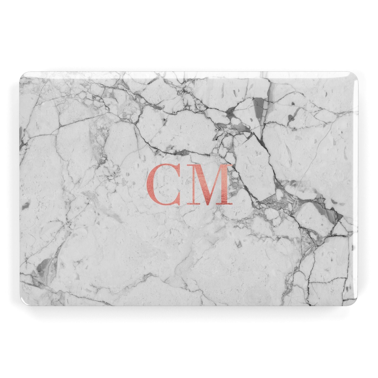 Rose gold clearance marble laptop case