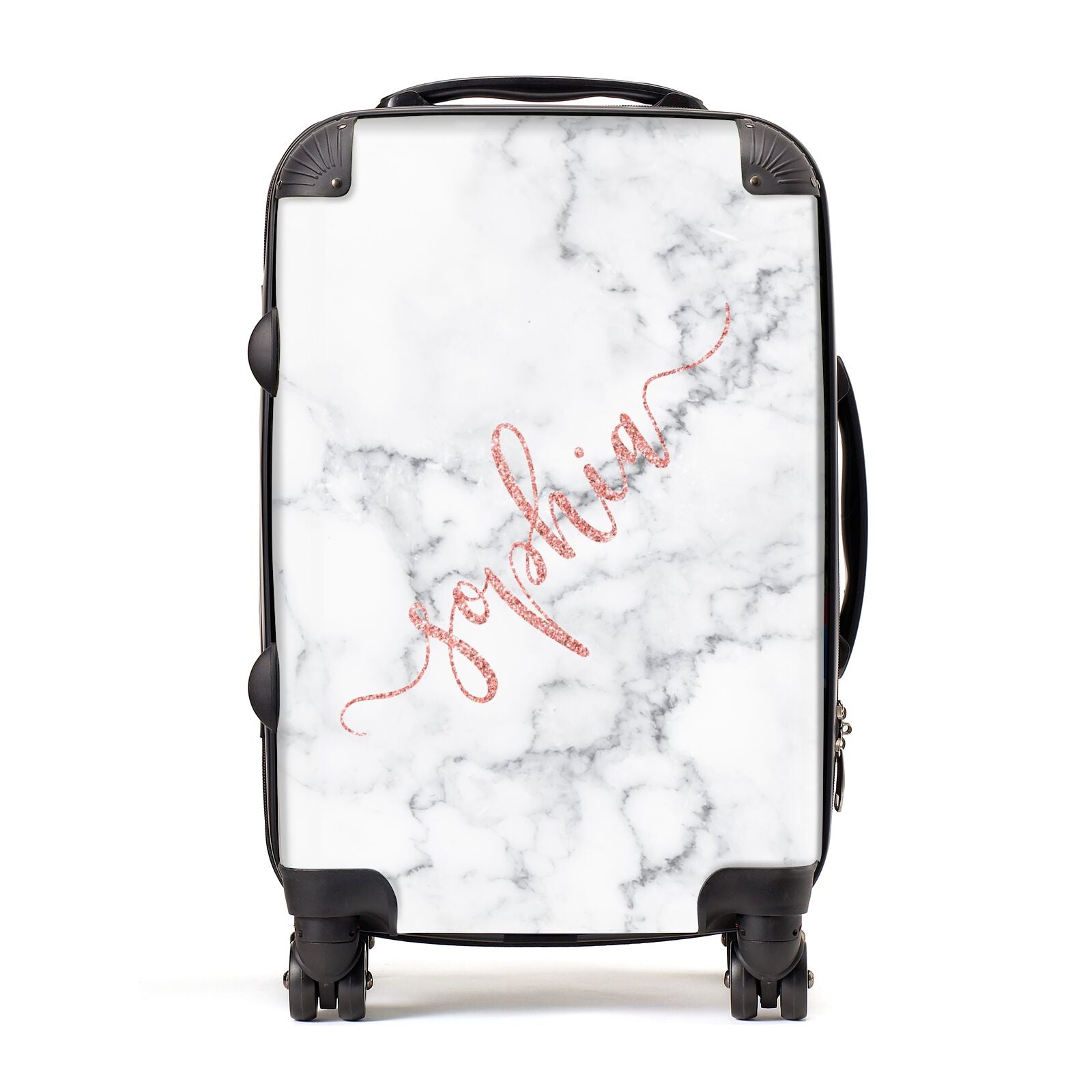 Pink discount glitter suitcase