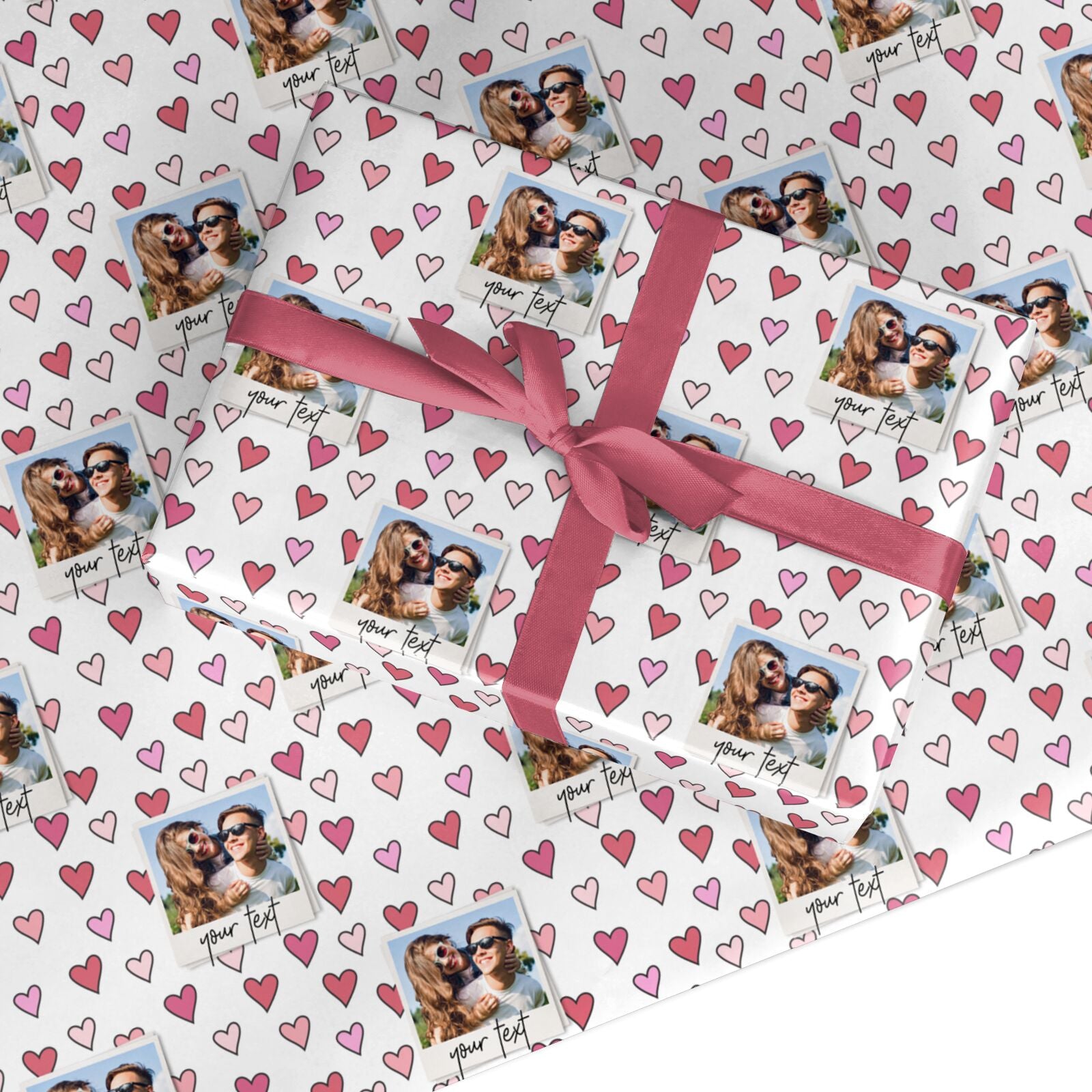 Kraft Heart Valentine Wrapping Paper, Cute Gift Wrap, Making Meadows