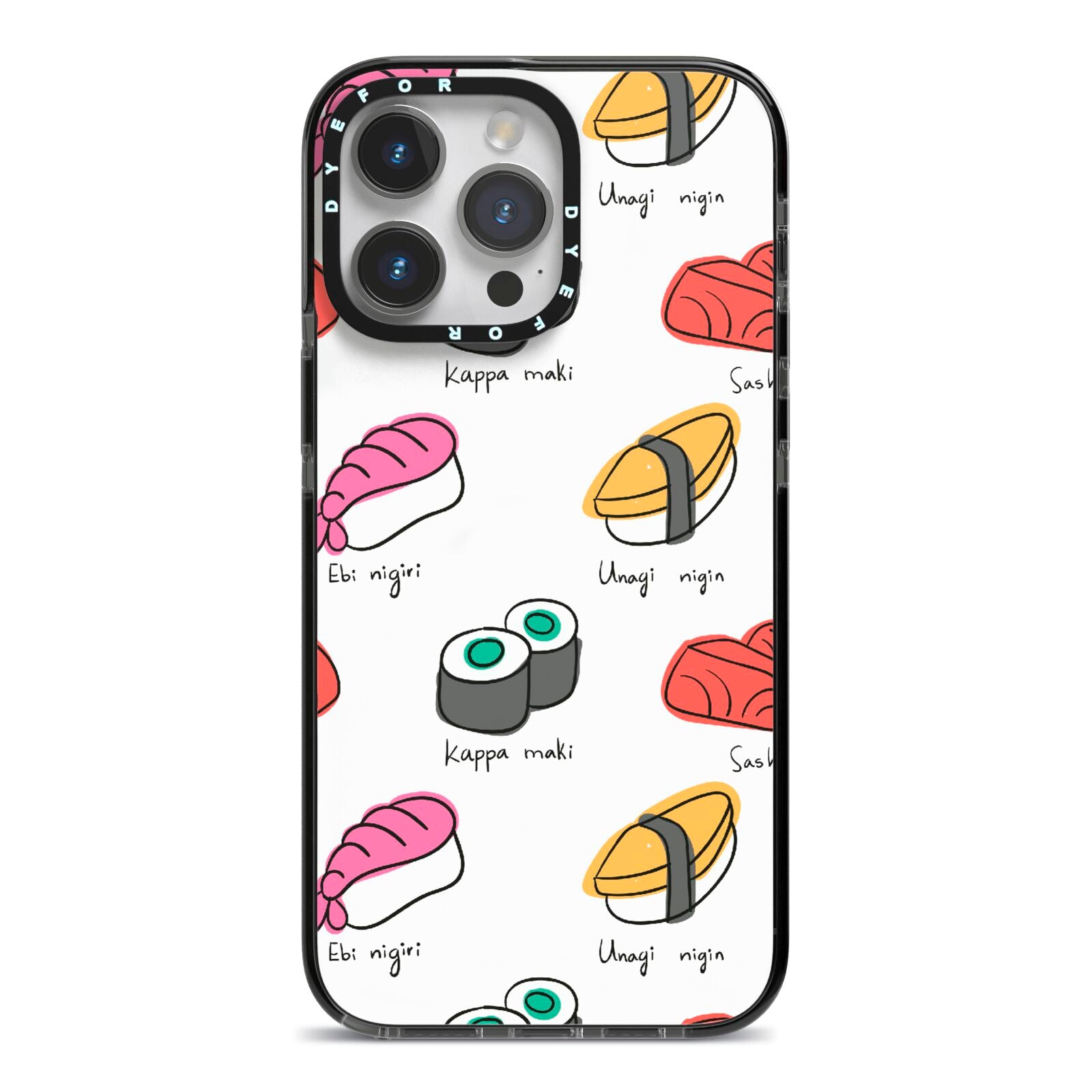 Sashimi & Kappa Maki Sushi Apple iPhone Case | Dyefor