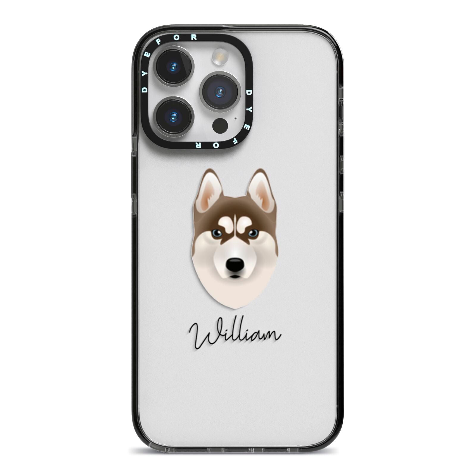 Siberian Husky Personalised iPhone Case Dyefor