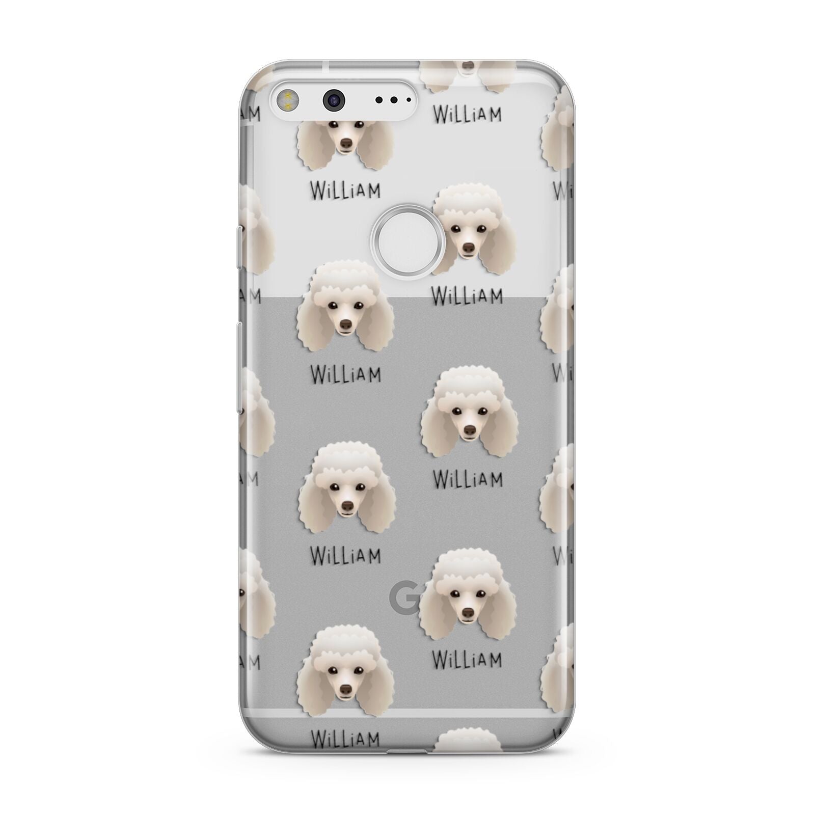 Toy Poodle Icon with Name Google Case Dyefor