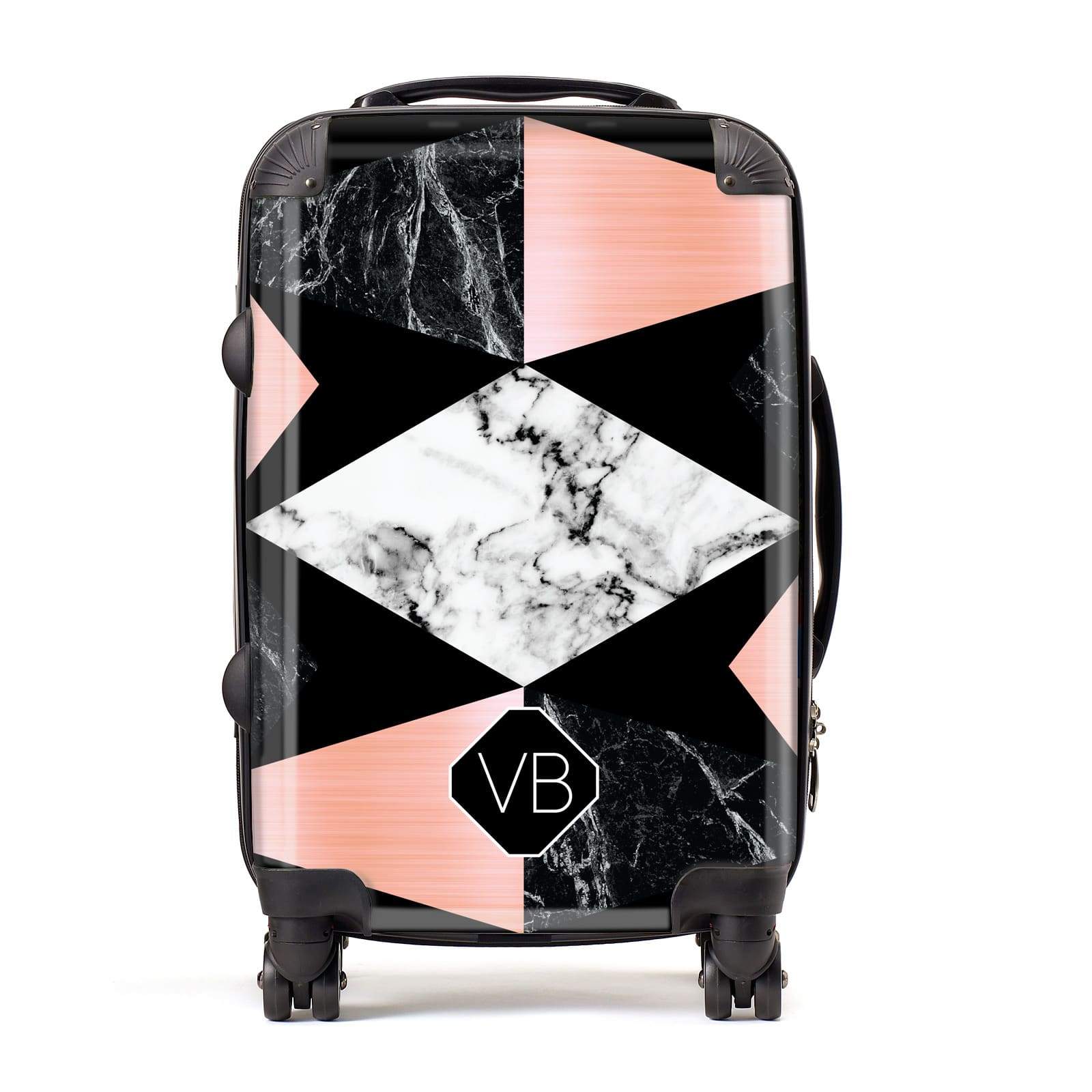 Marble cheap initials suitcase