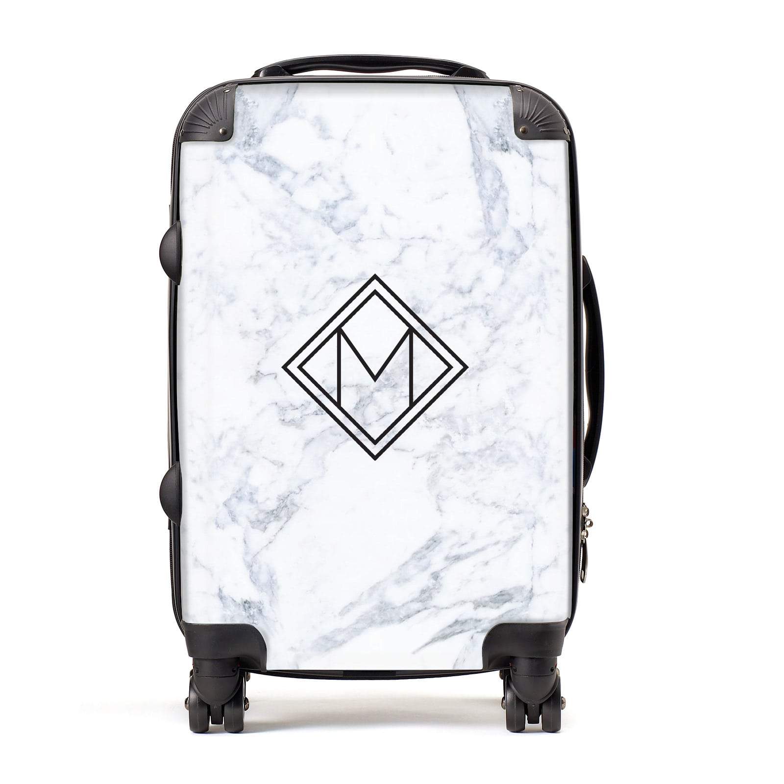 Marble cheap suitcase initials