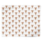 American Pit Bull Terrier Icon with Name Personalised Wrapping Paper Alternative