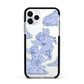 Angel Cloud Blue Apple iPhone 11 Pro in Silver with Black Impact Case