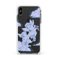 Angel Cloud Blue Apple iPhone Xs Max Impact Case White Edge on Black Phone