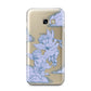 Angel Cloud Blue Samsung Galaxy A3 2017 Case on gold phone