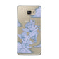 Angel Cloud Blue Samsung Galaxy A5 2016 Case on gold phone