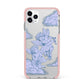 Angel Cloud Blue iPhone 11 Pro Max Impact Pink Edge Case