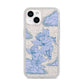 Angel Cloud Blue iPhone 14 Glitter Tough Case Starlight