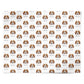 Australian Labradoodle Icon with Name Personalised Wrapping Paper Alternative