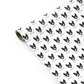 Basenji Icon with Name Personalised Gift Wrap