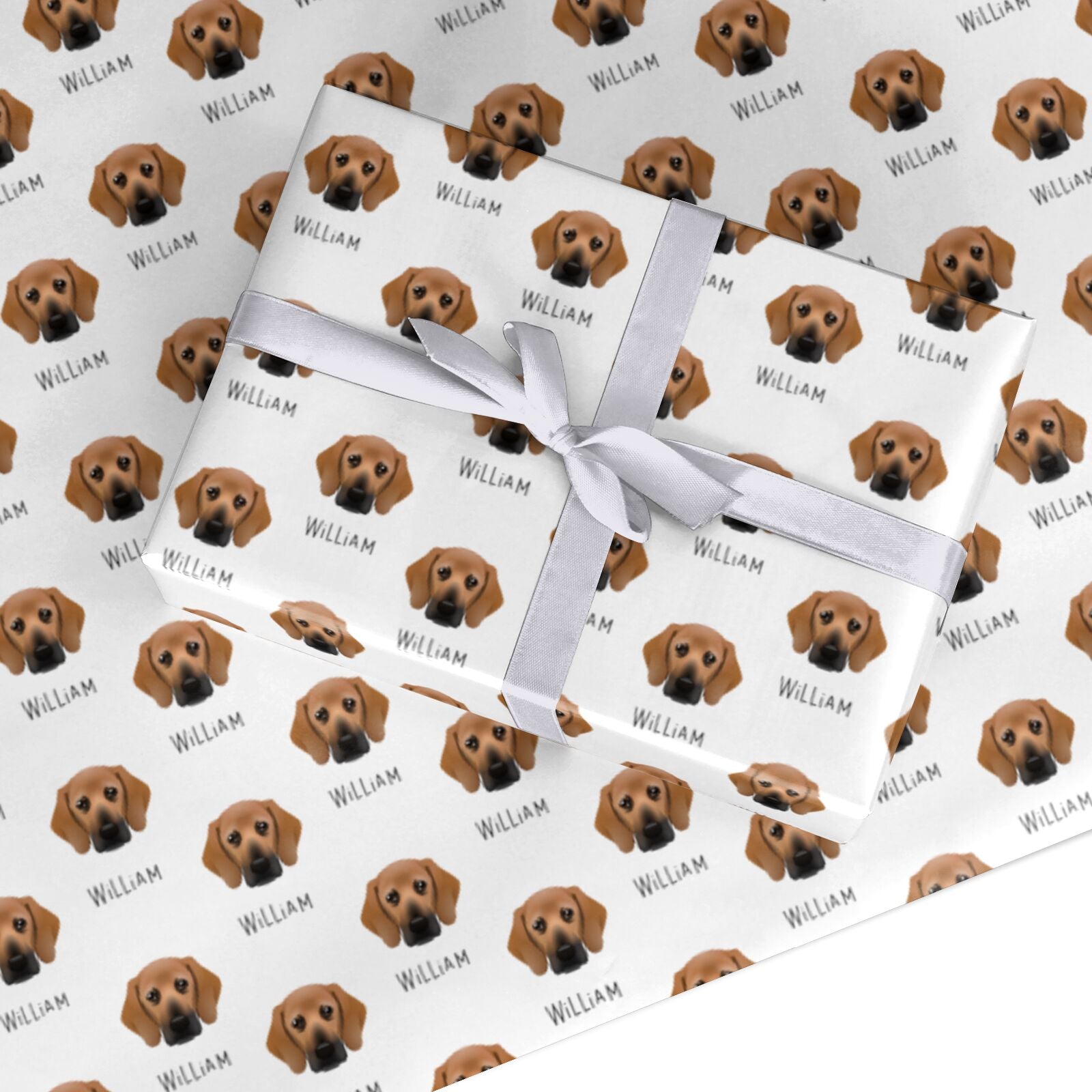 Bassugg Icon with Name Custom Wrapping Paper