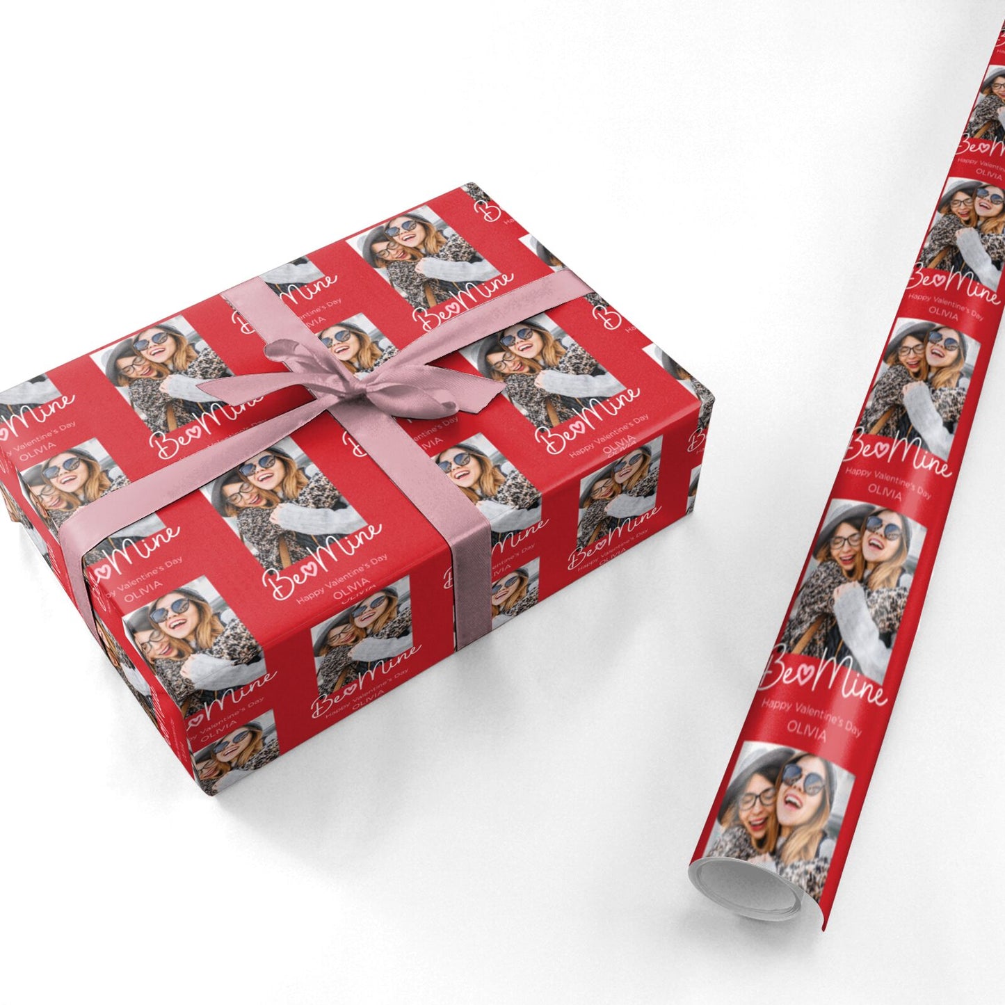 Be Mine Personalised Valentines Day Personalised Wrapping Paper