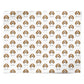 Beagle Icon with Name Personalised Wrapping Paper Alternative