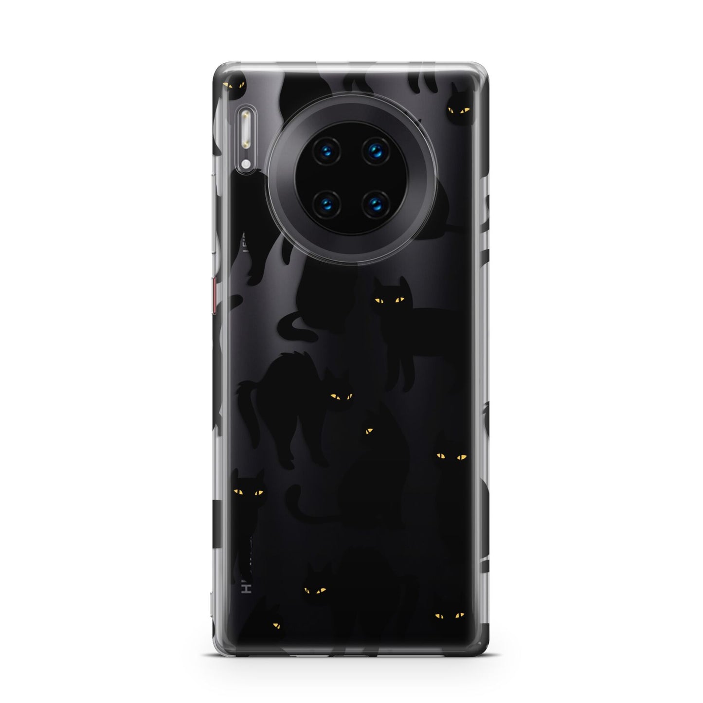 Black Cat Huawei Mate 30 Pro Phone Case