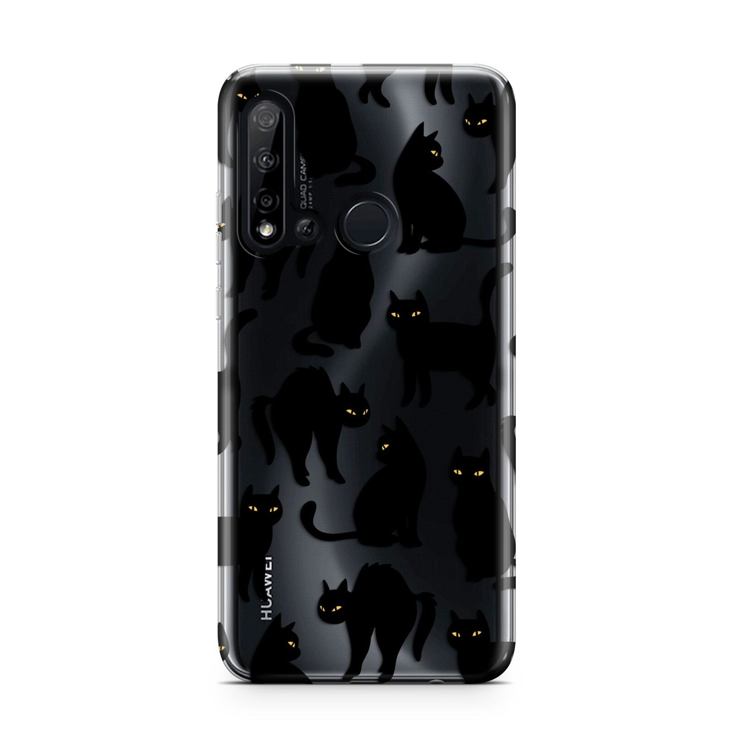 Black Cat Huawei P20 Lite 5G Phone Case