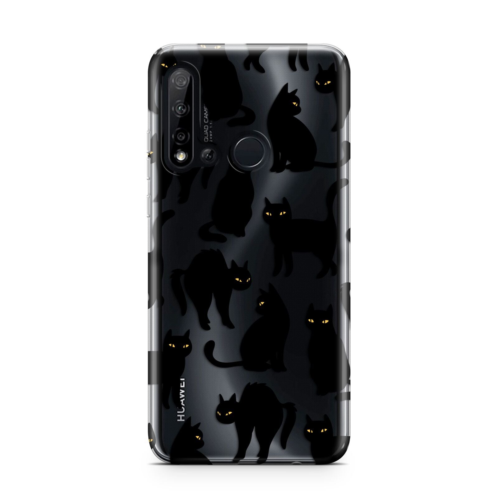 Black Cat Huawei P20 Lite 5G Phone Case