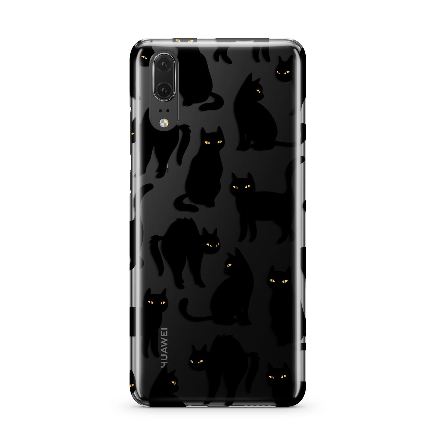 Black Cat Huawei P20 Phone Case