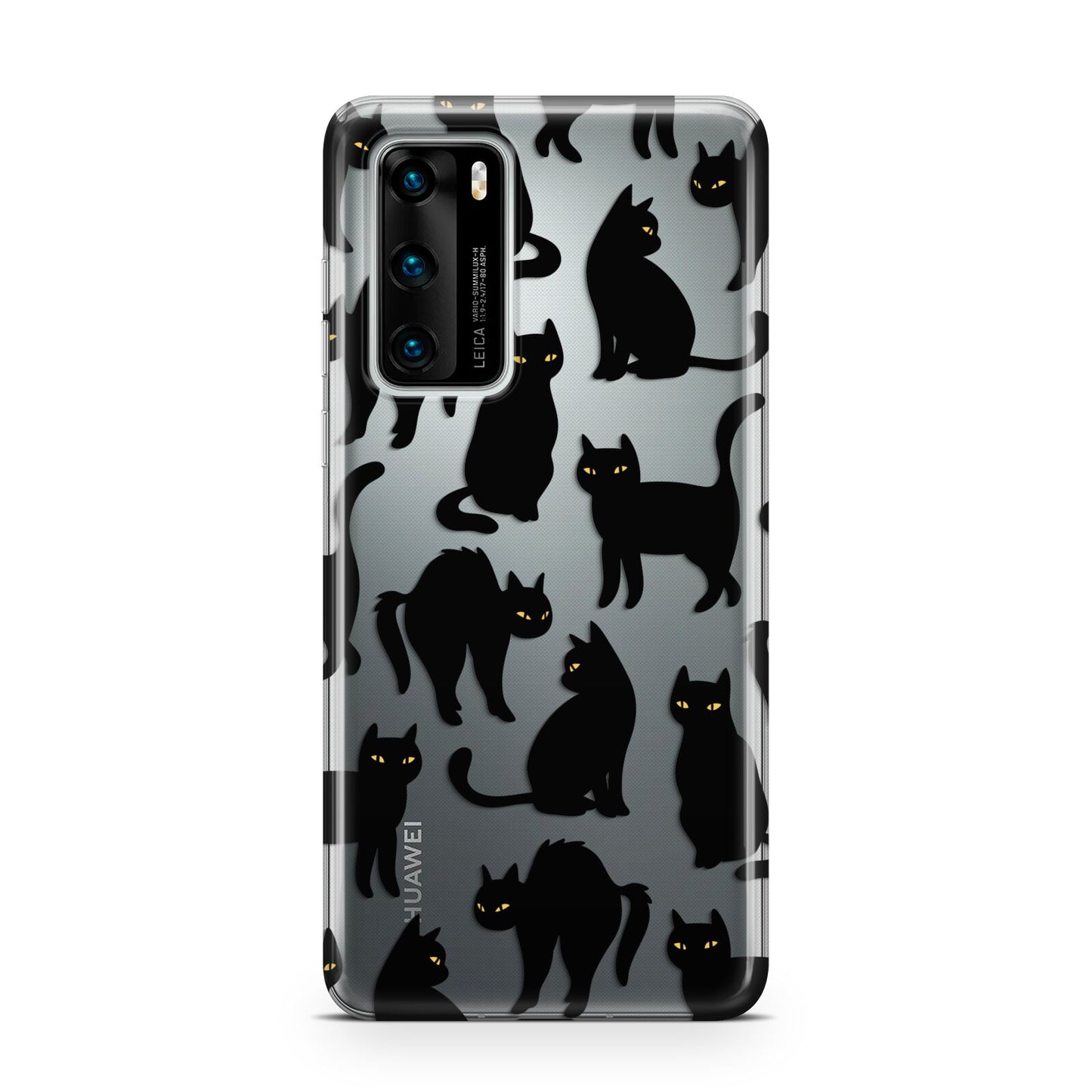 Black Cat Huawei P40 Phone Case