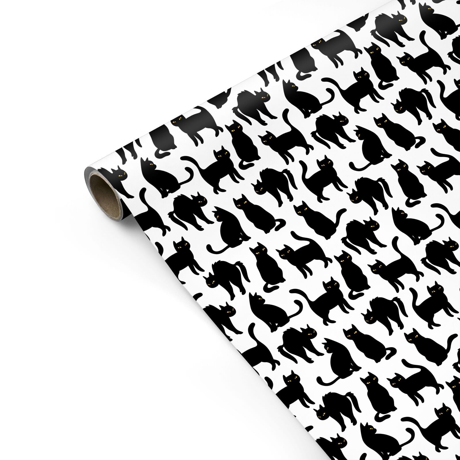 Black Cat Personalised Gift Wrap