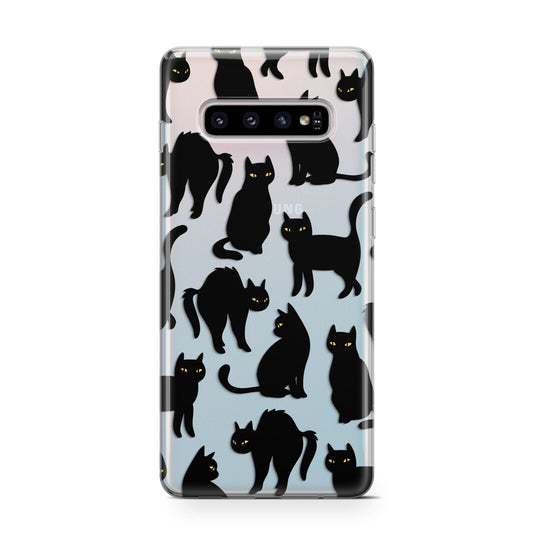 Black Cat Protective Samsung Galaxy Case