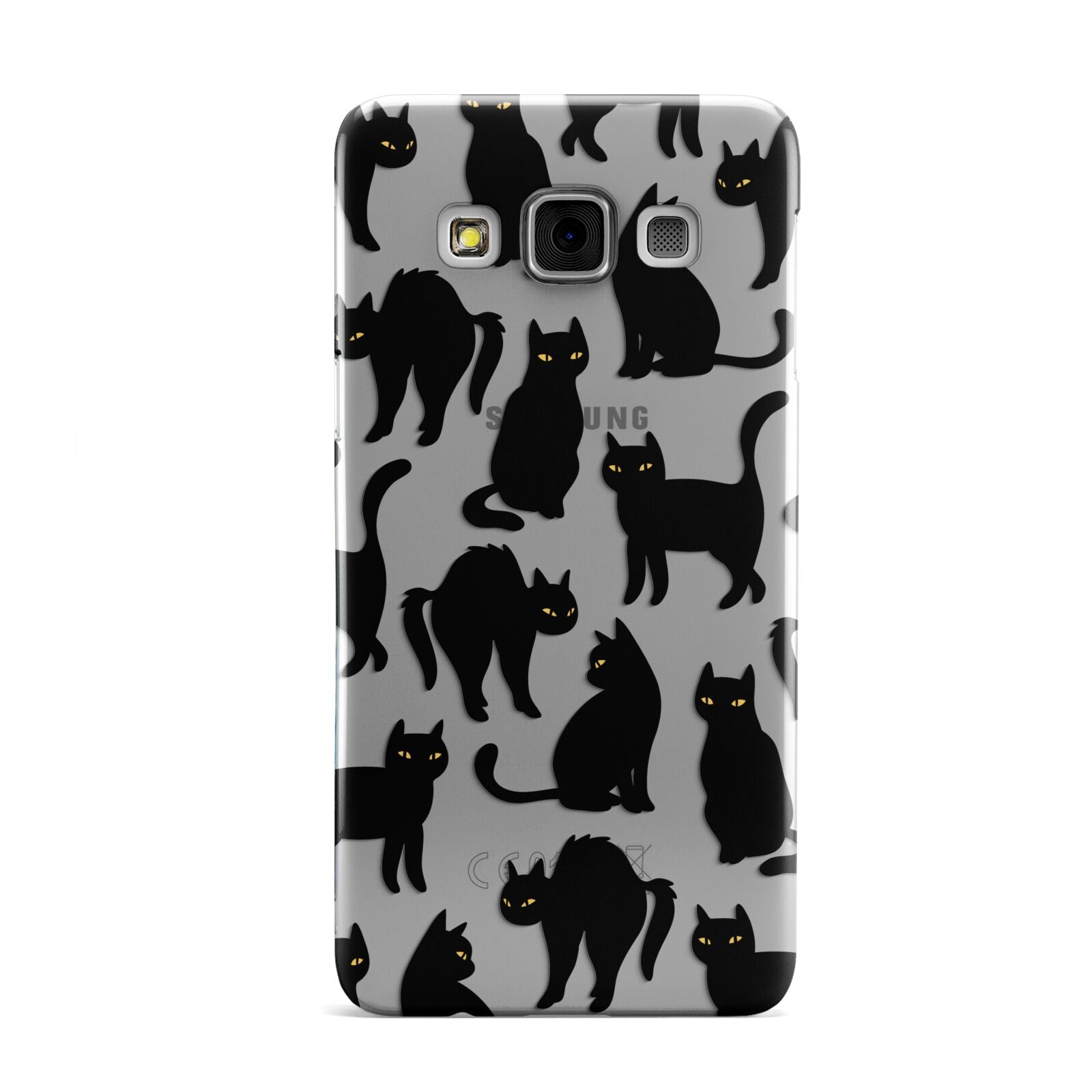 Black Cat Samsung Galaxy A3 Case