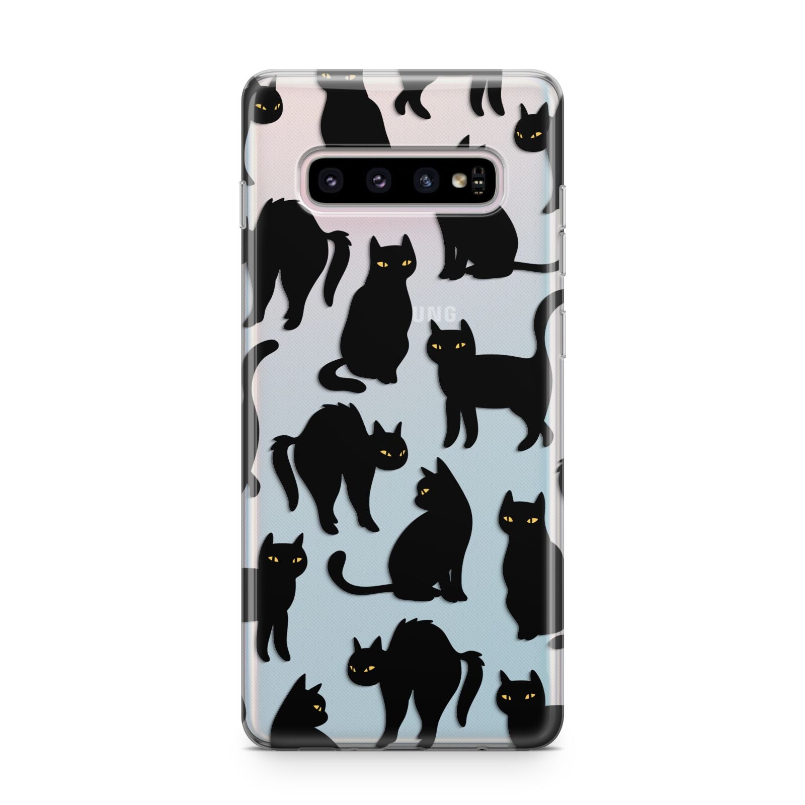 Black Cat Samsung Galaxy S10 Plus Case