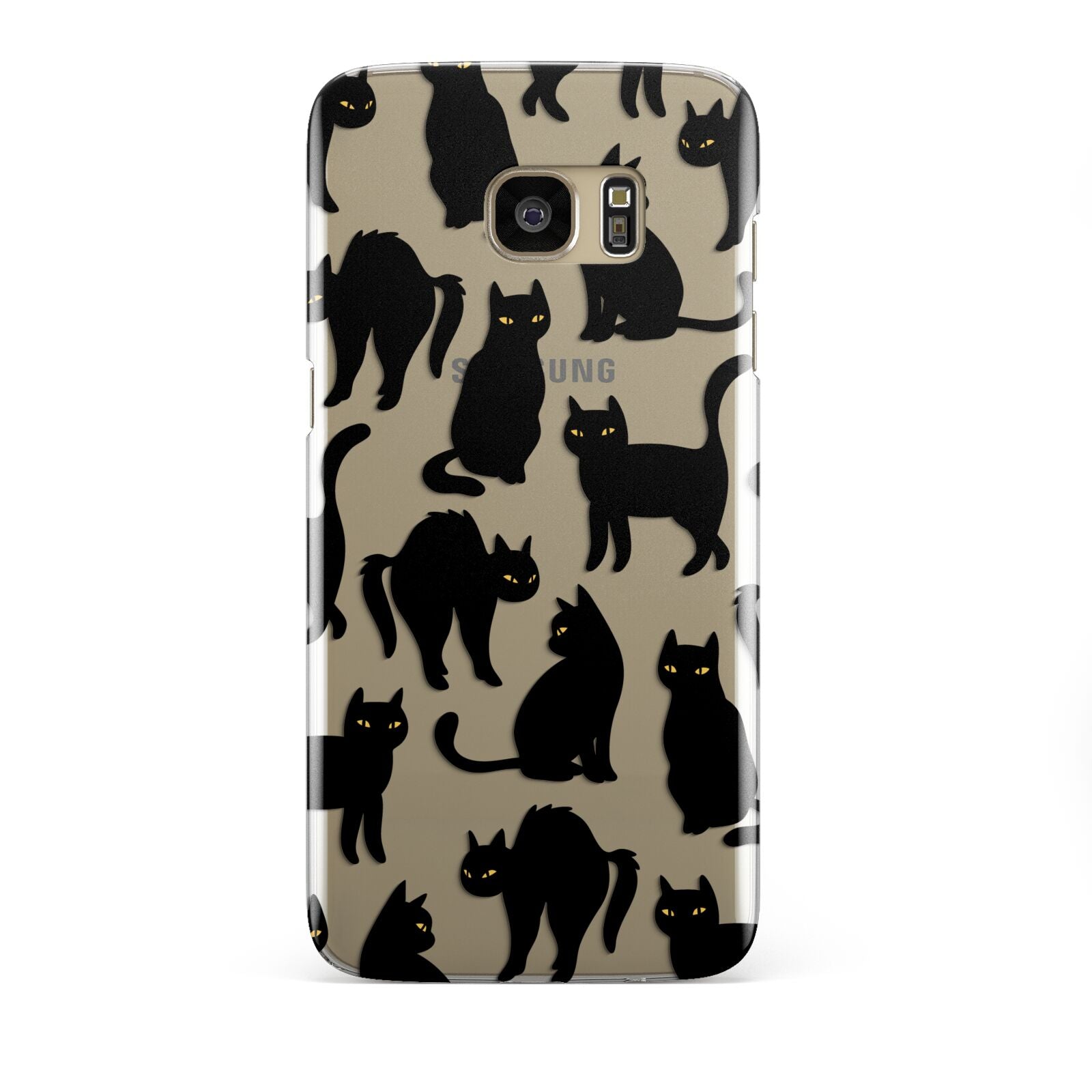 Black Cat Samsung Galaxy S7 Edge Case