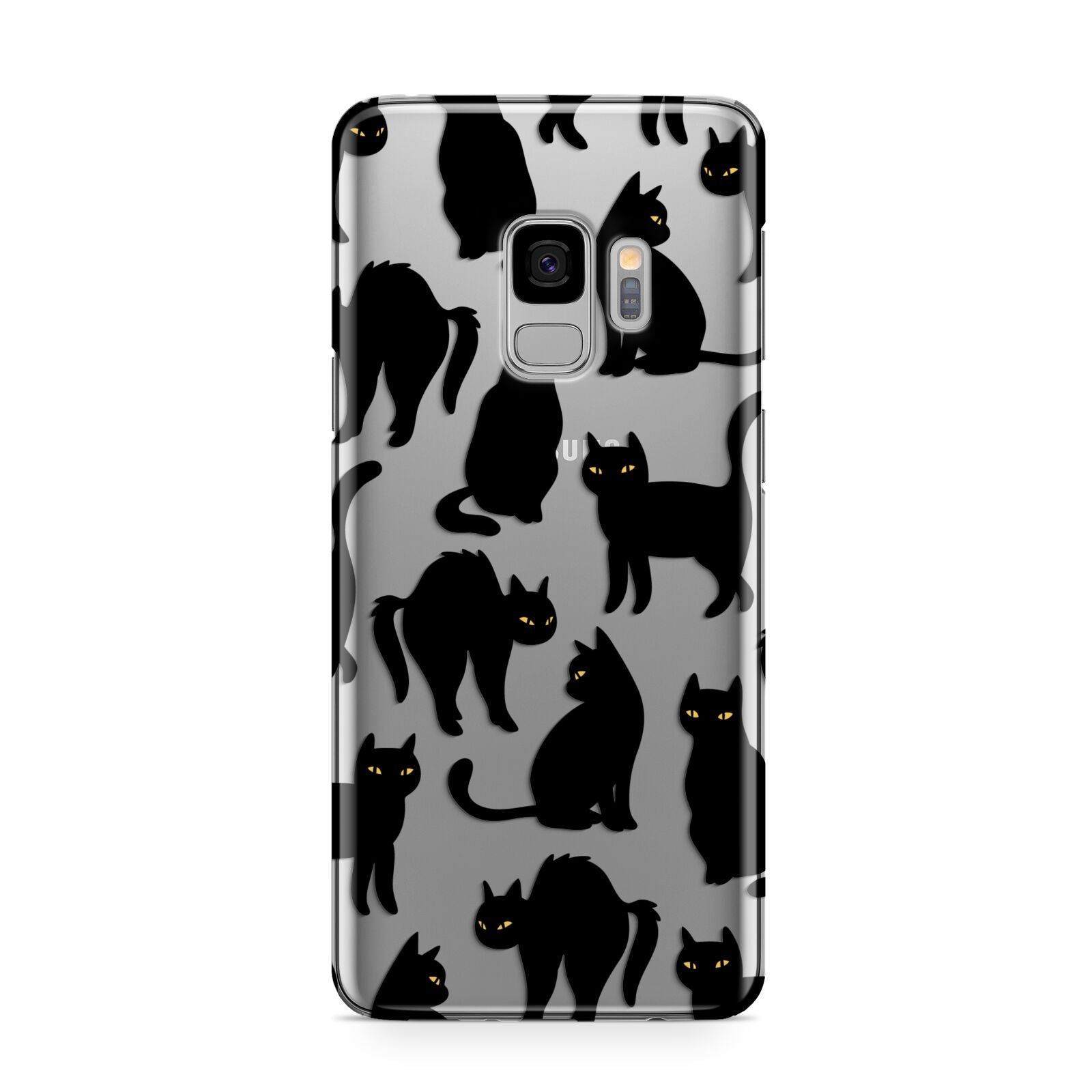 Black Cat Samsung Galaxy S9 Case