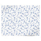 Blue Candy Cane Personalised Wrapping Paper Alternative