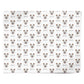 Border Collie Icon with Name Personalised Wrapping Paper Alternative