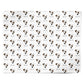 Border Jack Icon with Name Personalised Wrapping Paper Alternative