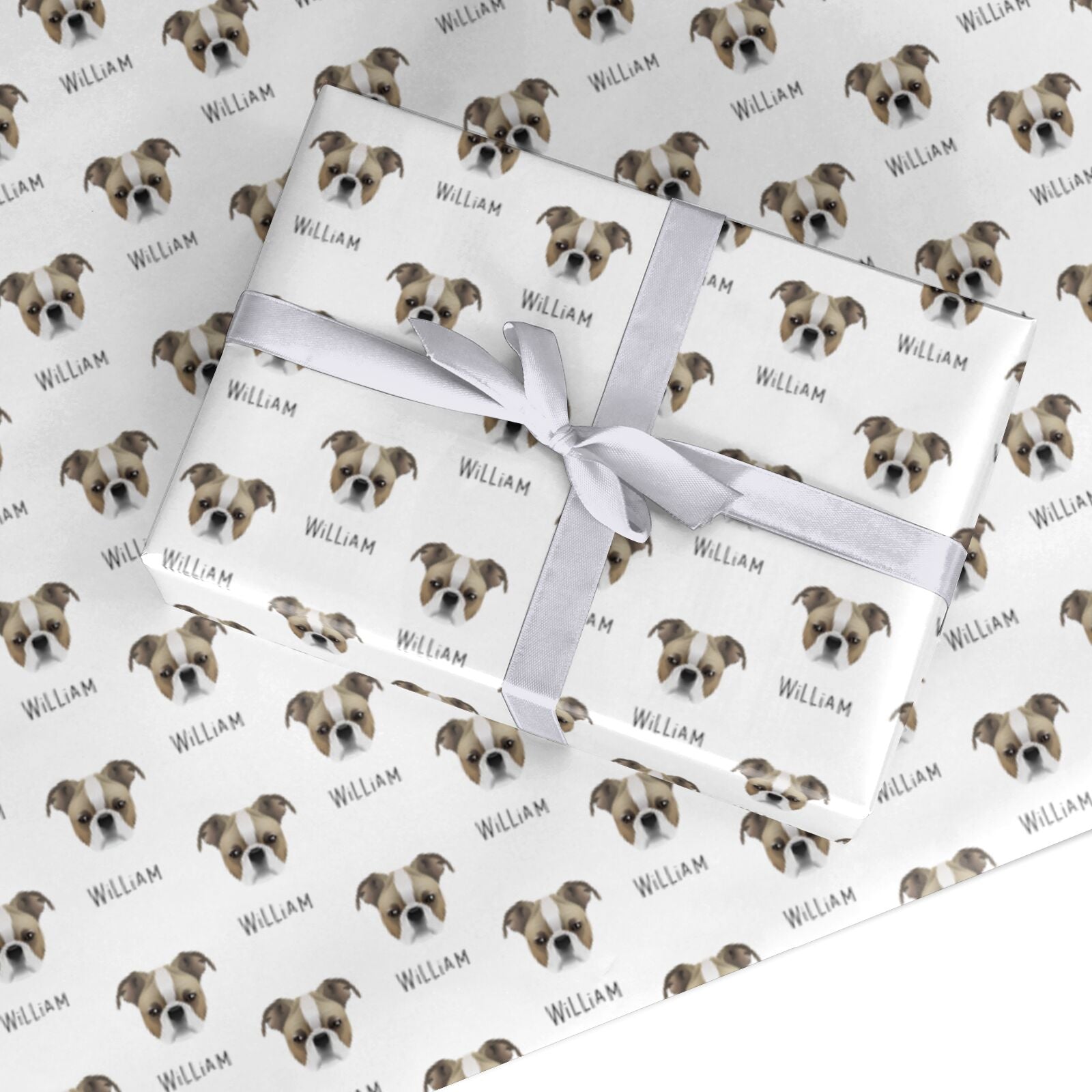 Bugg Icon with Name Custom Wrapping Paper