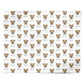 Bull Pei Icon with Name Personalised Wrapping Paper Alternative