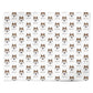 Canadian Eskimo Dog Icon with Name Personalised Wrapping Paper Alternative