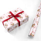 Candy Cane Holly Personalised Wrapping Paper