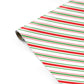 Candy Cane Striped Personalised Gift Wrap