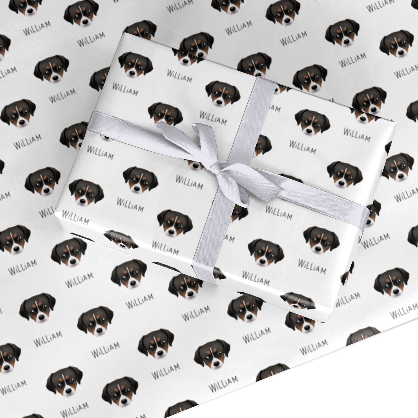 Cheagle Icon with Name Custom Wrapping Paper