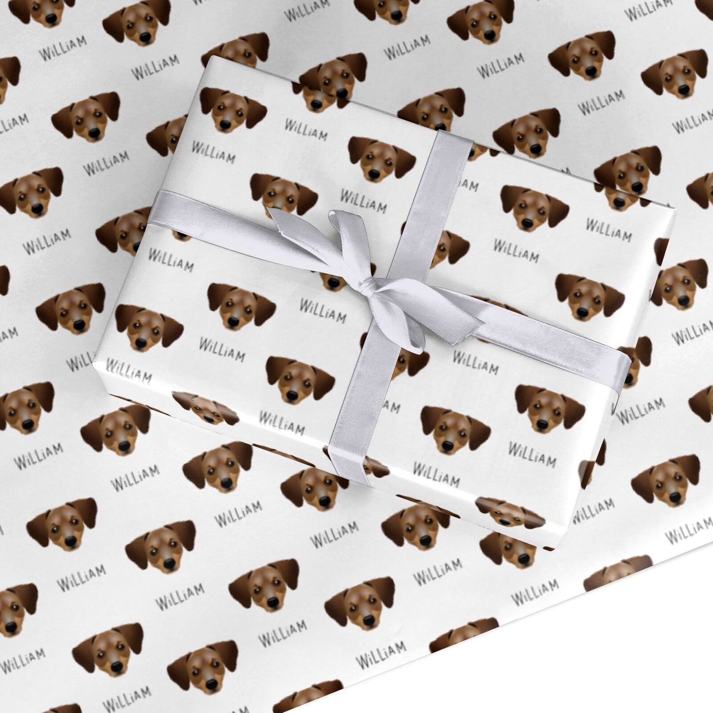 Chiweenie Icon with Name Custom Wrapping Paper