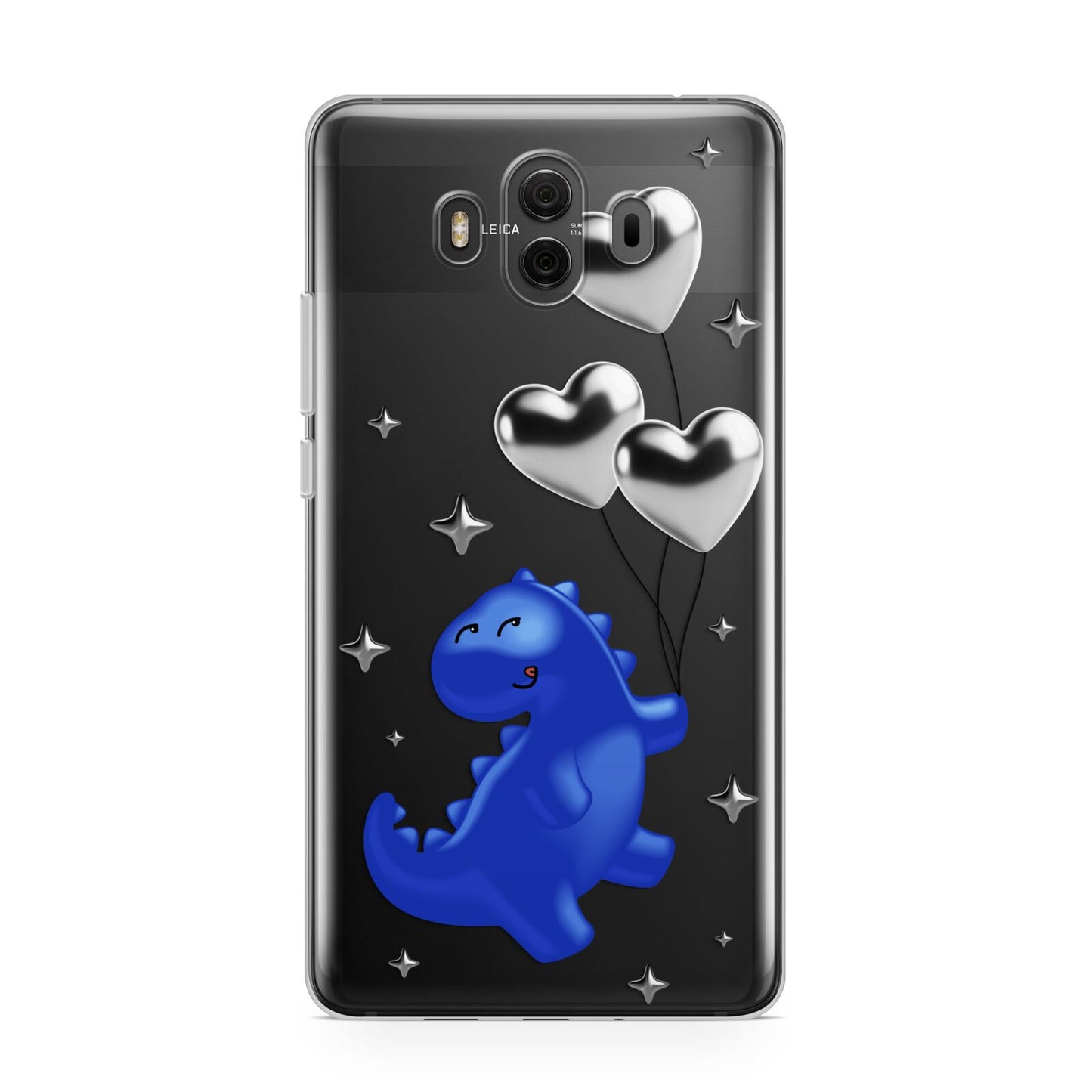 Chrome Dinosaur Balloons Huawei Mate 10 Protective Phone Case