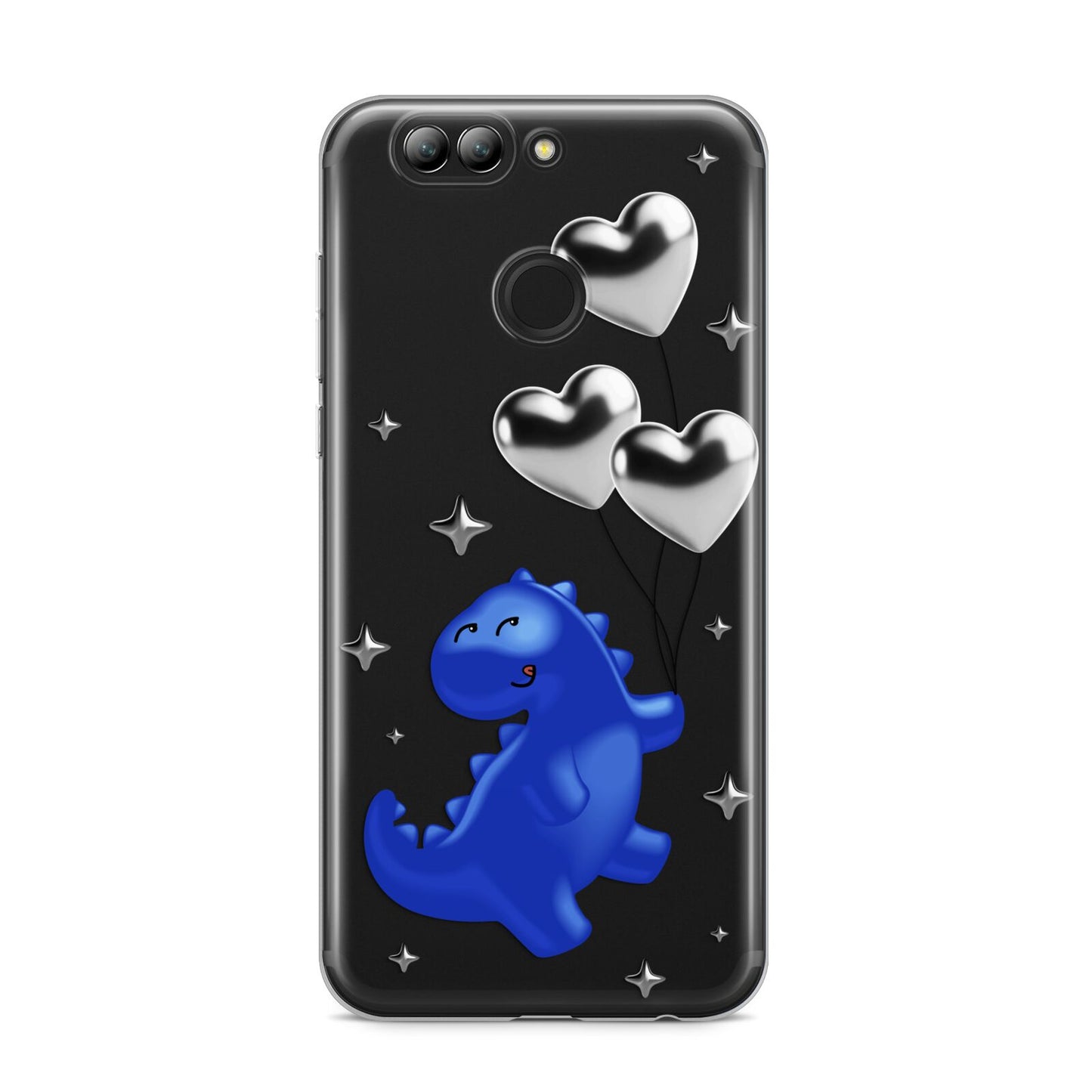 Chrome Dinosaur Balloons Huawei Nova 2s Phone Case