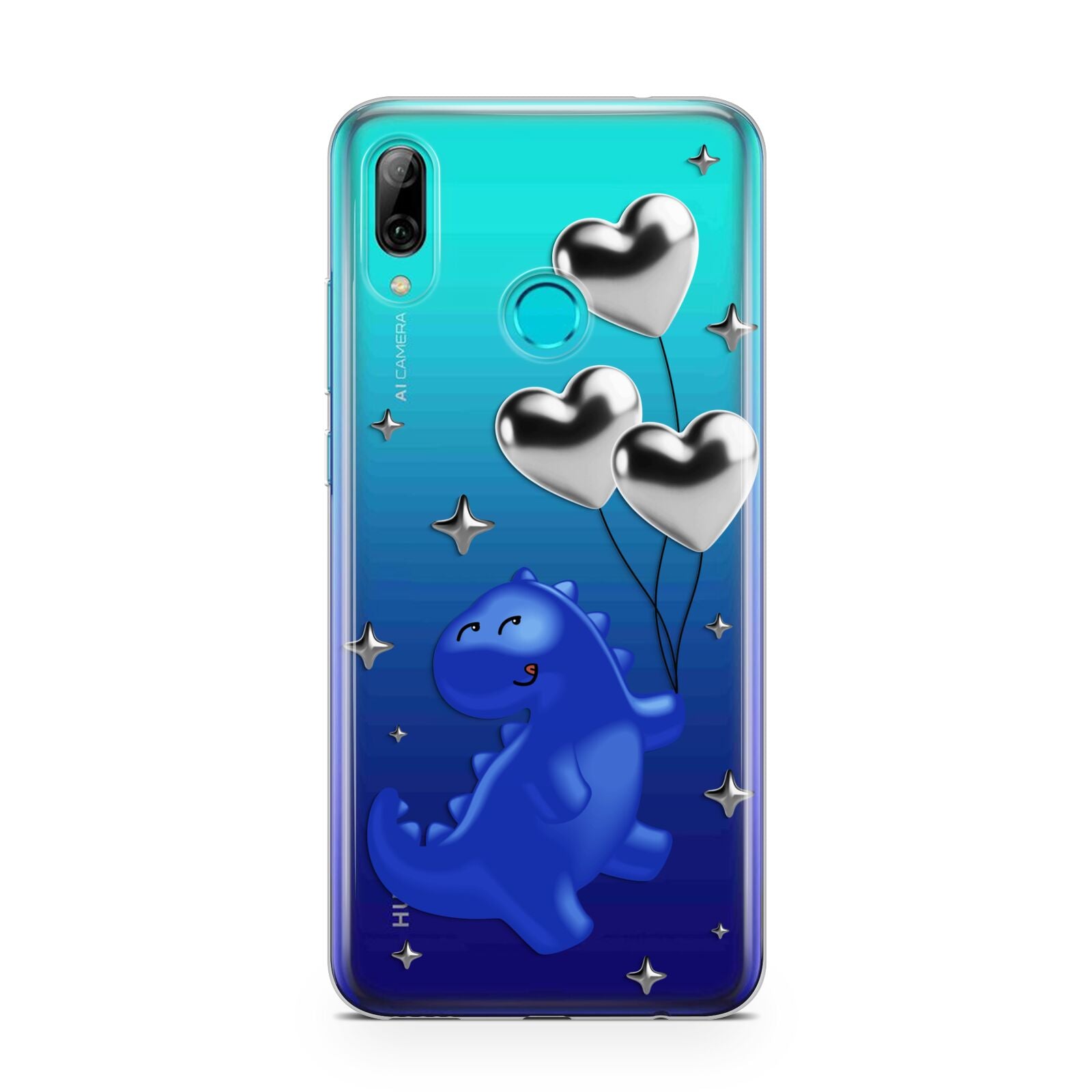 Chrome Dinosaur Balloons Huawei P Smart 2019 Case