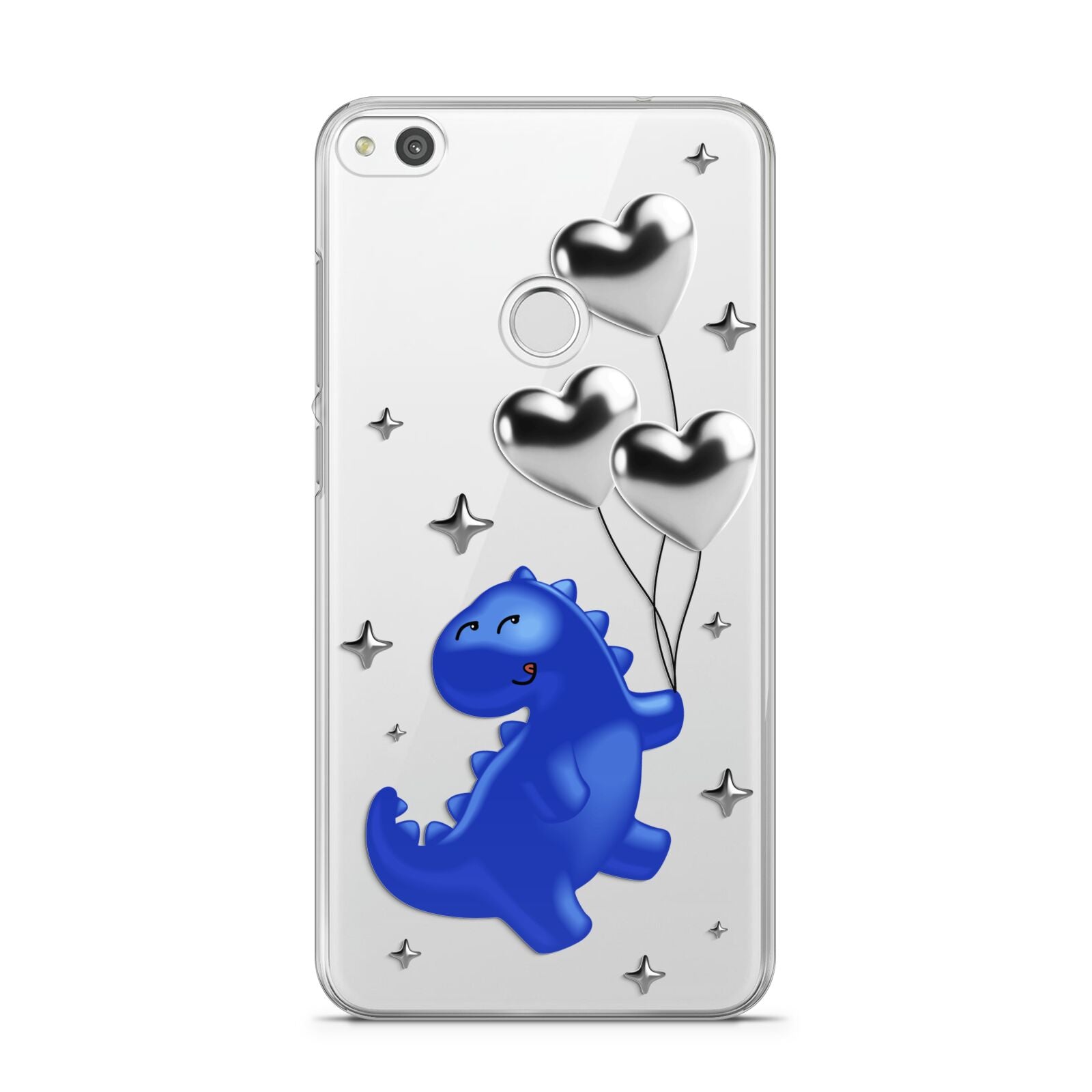 Chrome Dinosaur Balloons Huawei P8 Lite Case