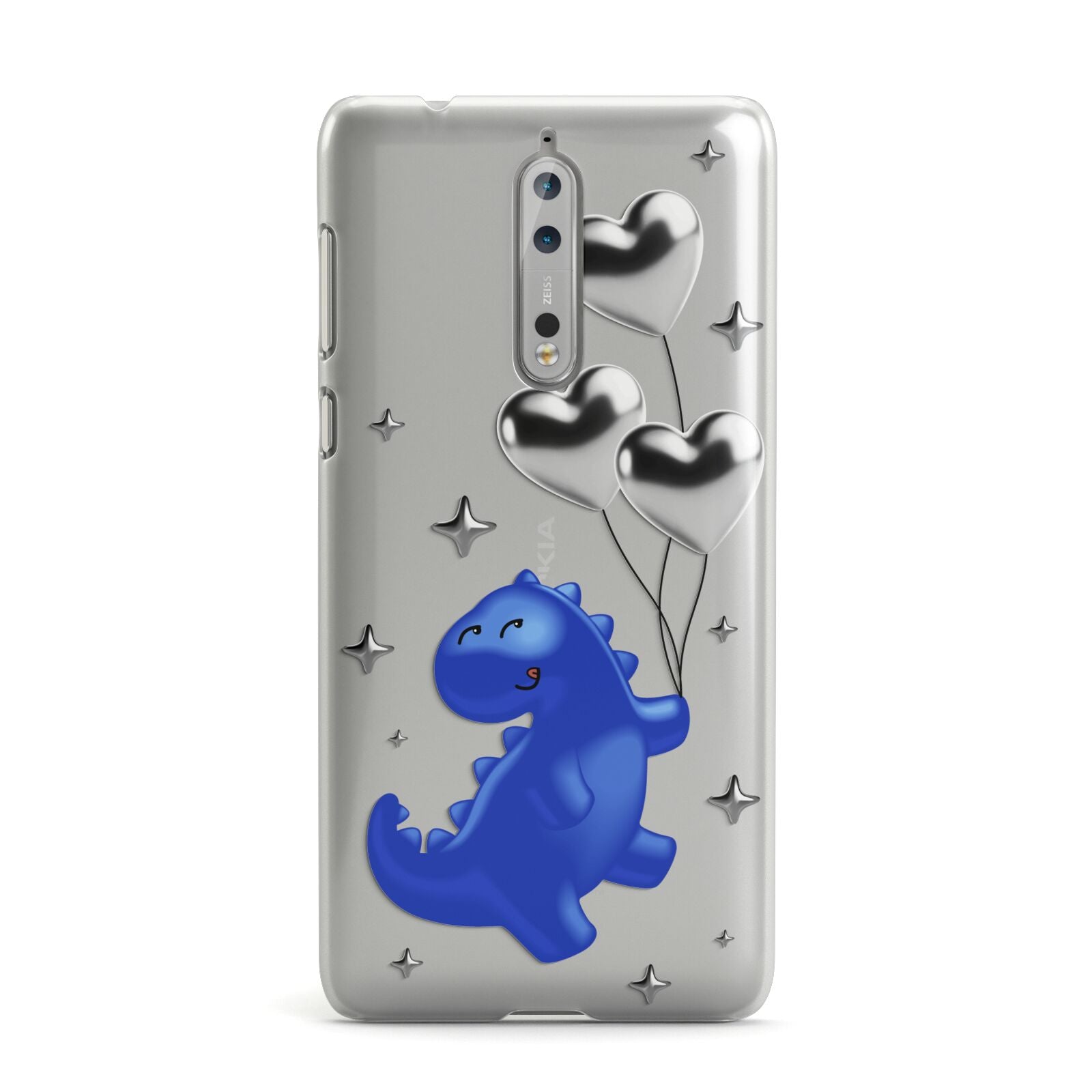 Chrome Dinosaur Balloons Nokia Case