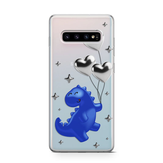 Chrome Dinosaur Balloons Protective Samsung Galaxy Case